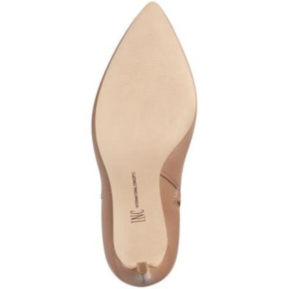 INC Womens Brown Cushioned Iyonna Pointed Toe Stiletto Zip-Up Dress Boots 7 M - Picture 4 of 4